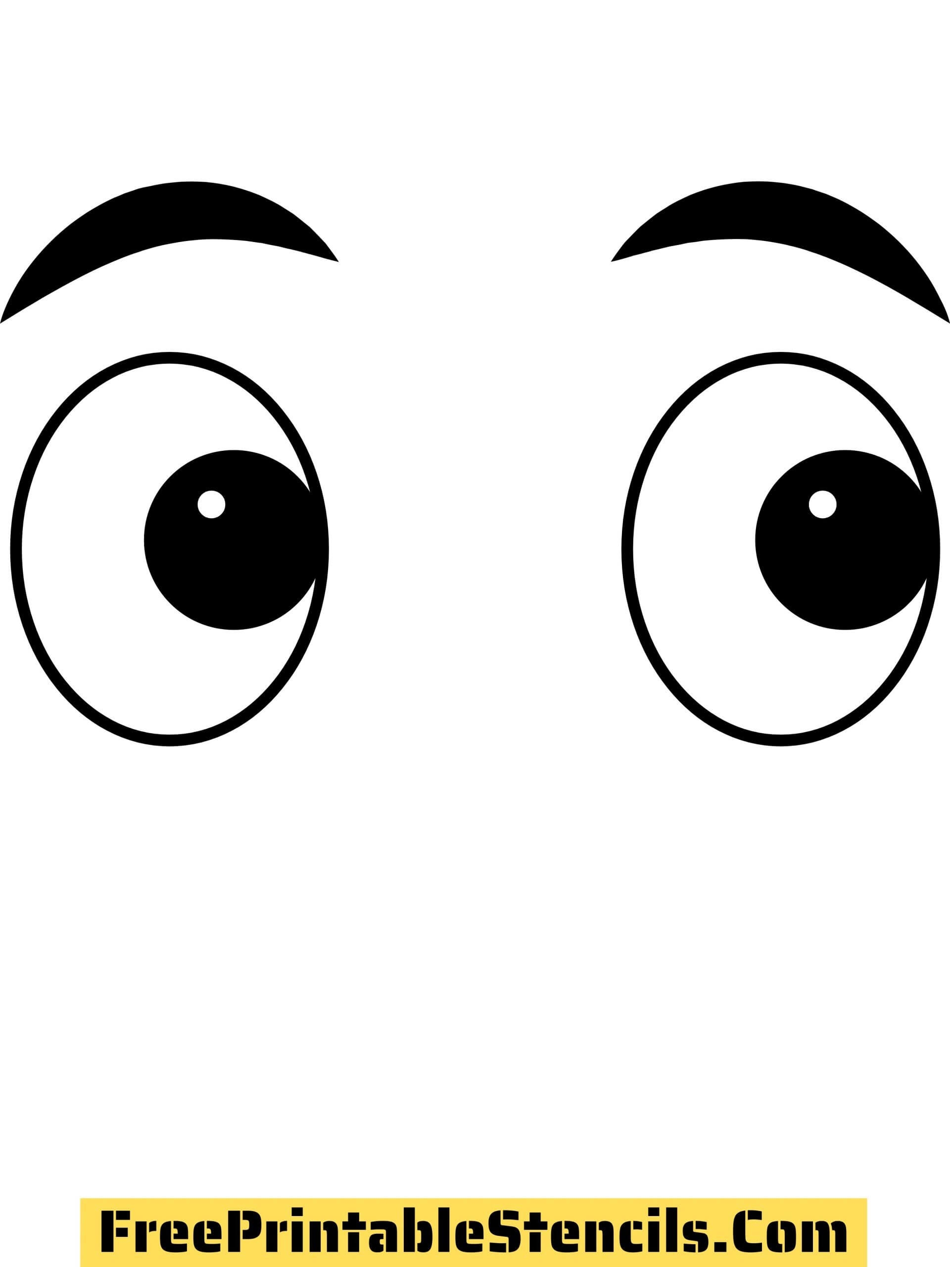 Free Printable Safety Eyes Template