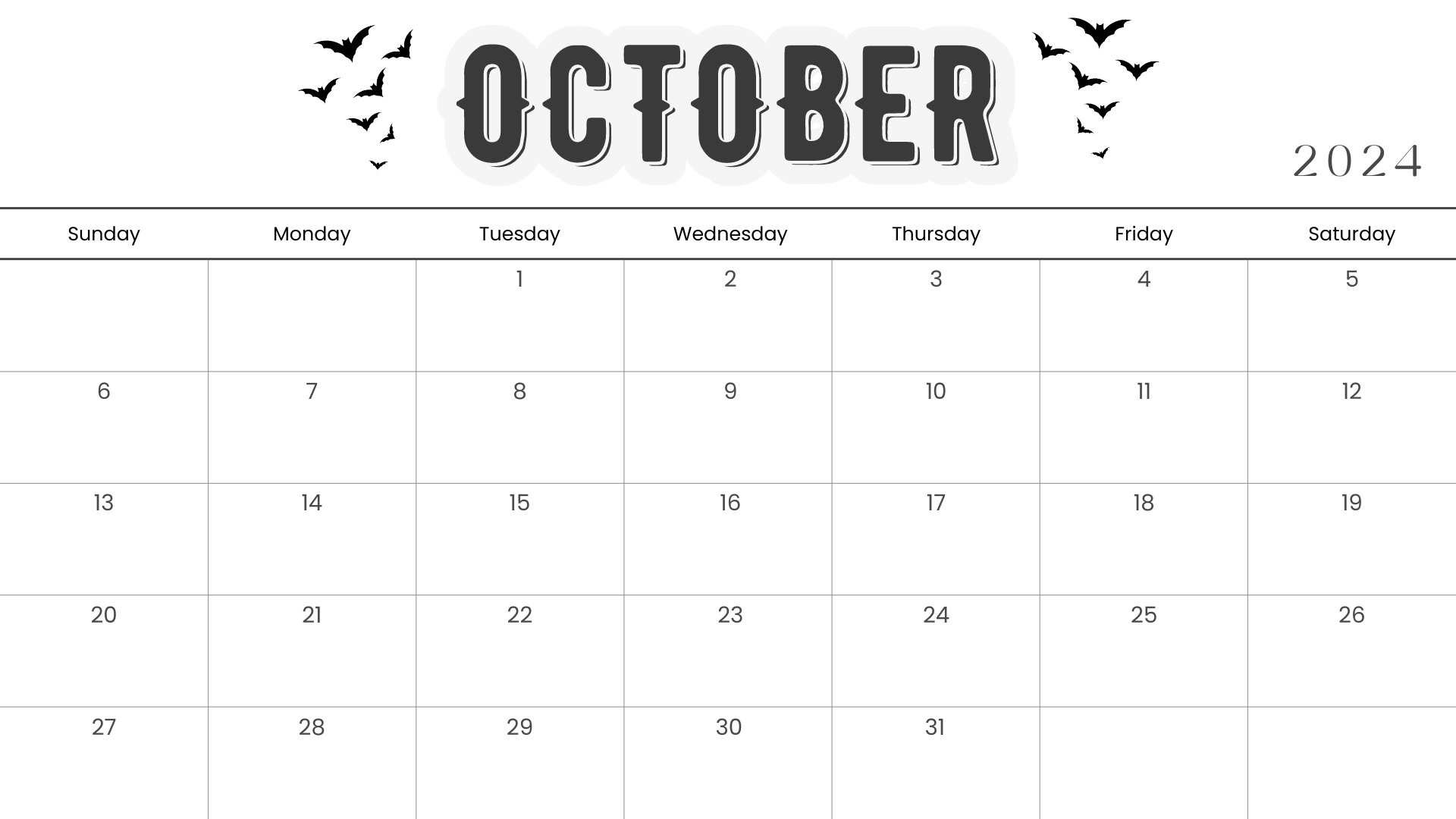 10 FREE PRINTABLE OCTOBER 2024 CALENDAR TEMPLATES Nikki s Plate 10 FREE PRINTABLE OCTOBER 2024 CALENDAR TEMPLATES Nikki s Plate