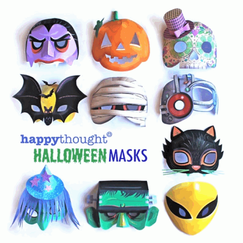 10 Printable Halloween Masks