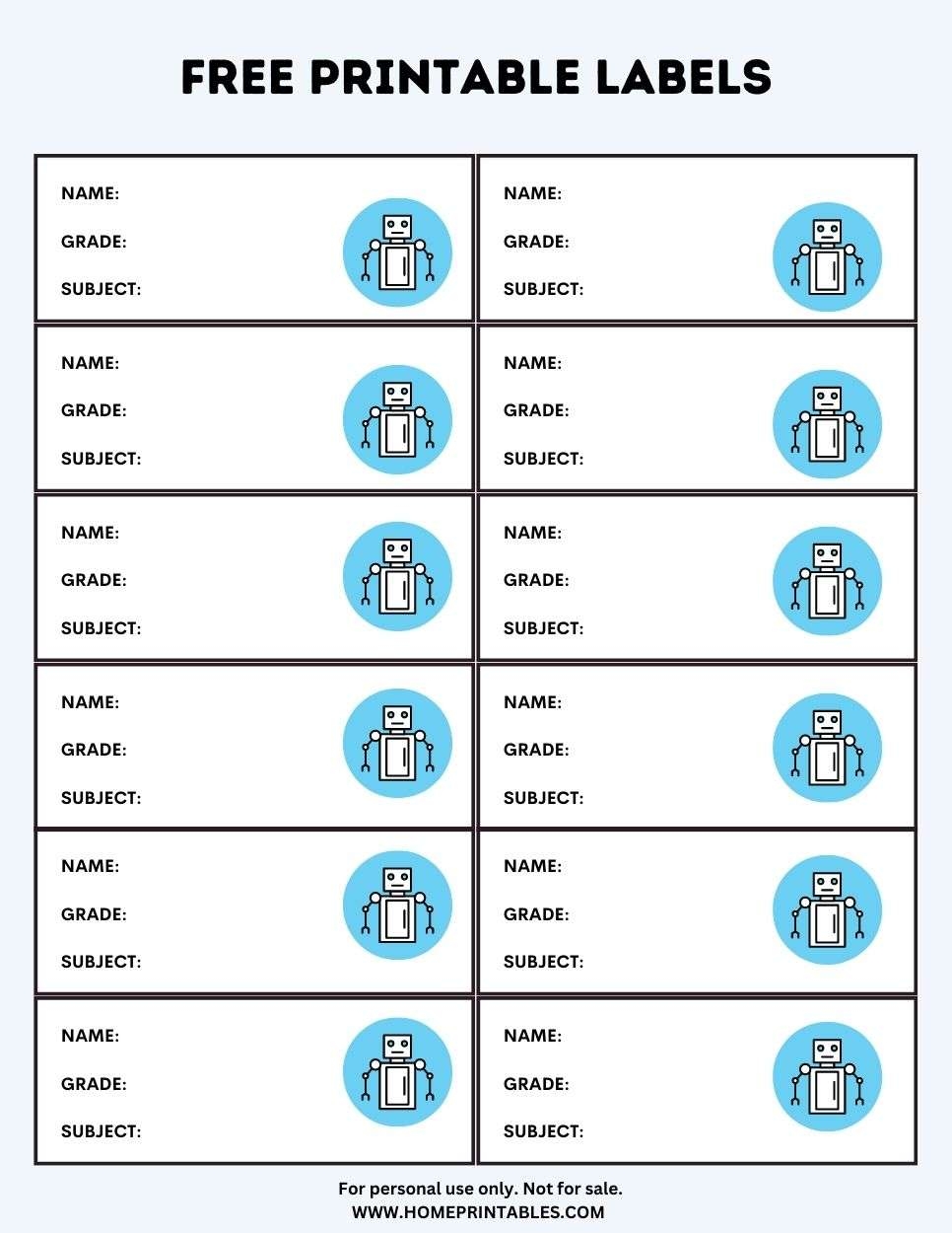 100 Free Editable School Labels U0026 Tags Best Printable Templates 