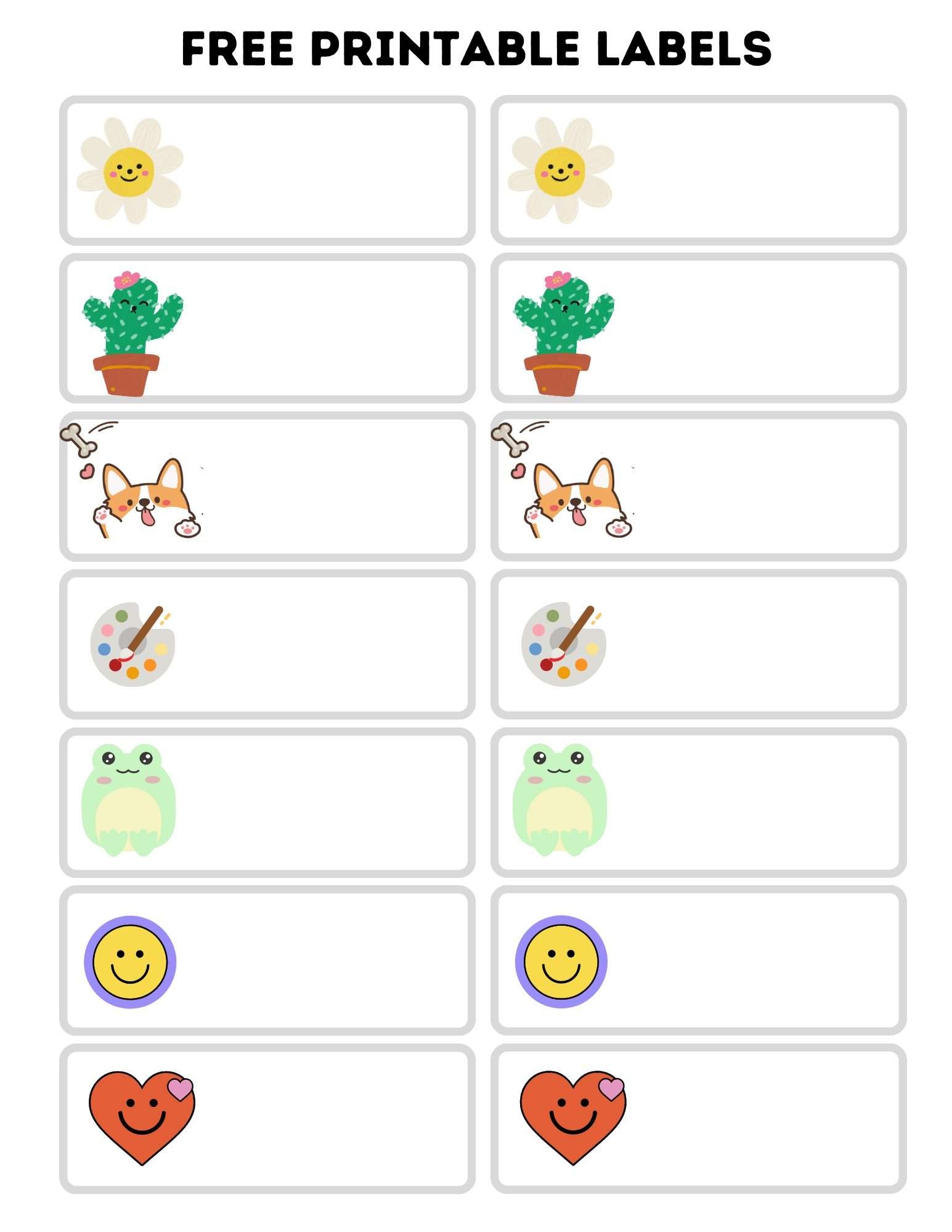 Free Printable School Book Label Templates Free Printable School Book Label Templates