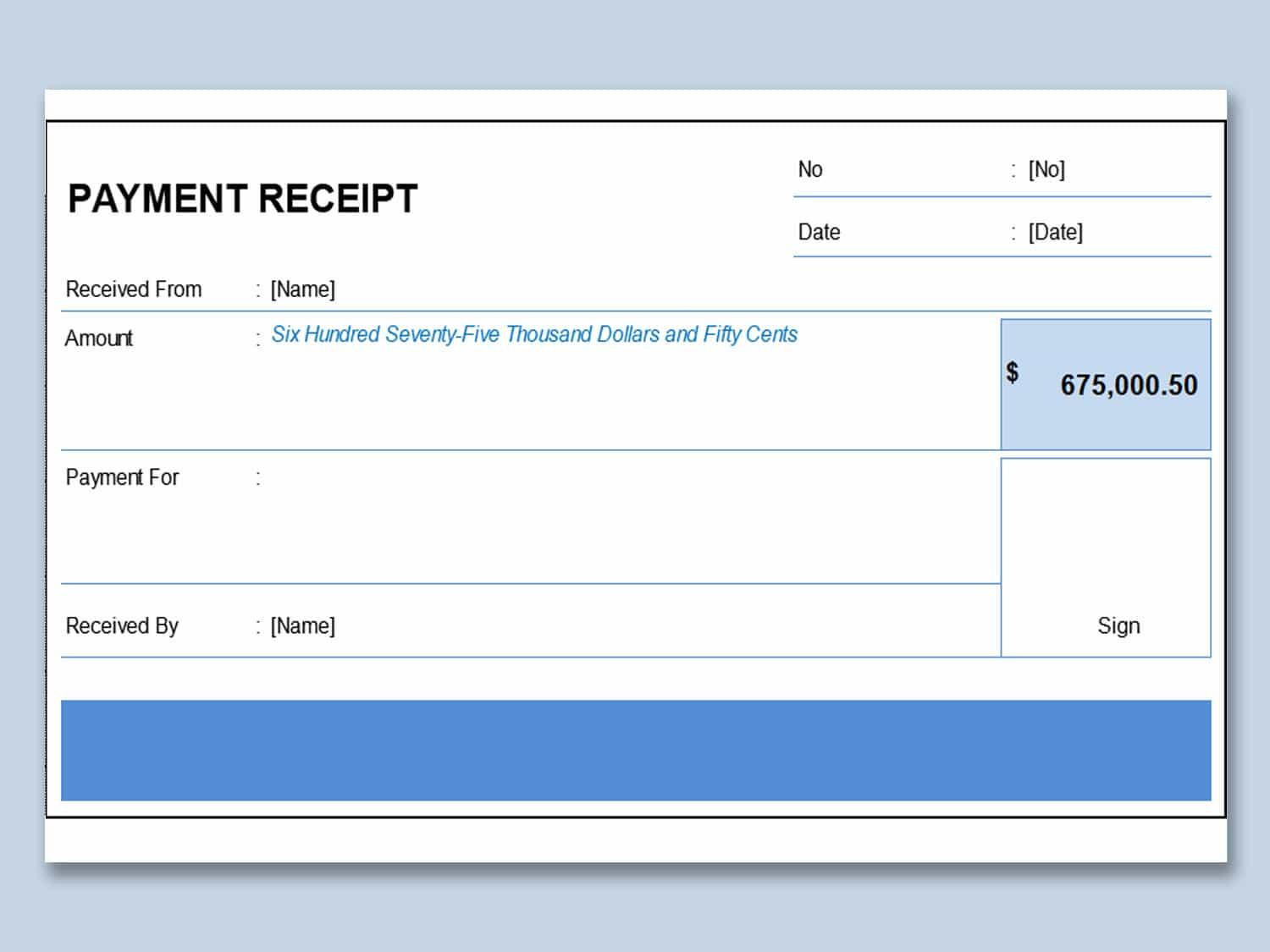Free Printable Reciept Template Free Printable Reciept Template