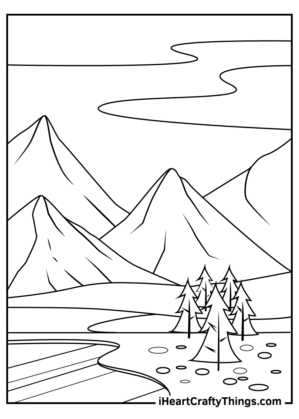 15 Mountains Coloring Pages 100 Free Printables 15 Mountains Coloring Pages 100 Free Printables