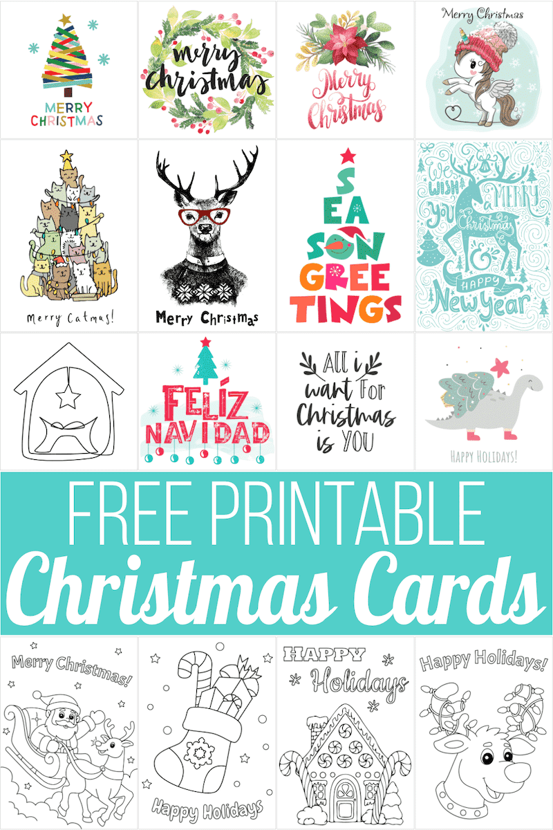 Free Printable Picture Christmas Card Templates