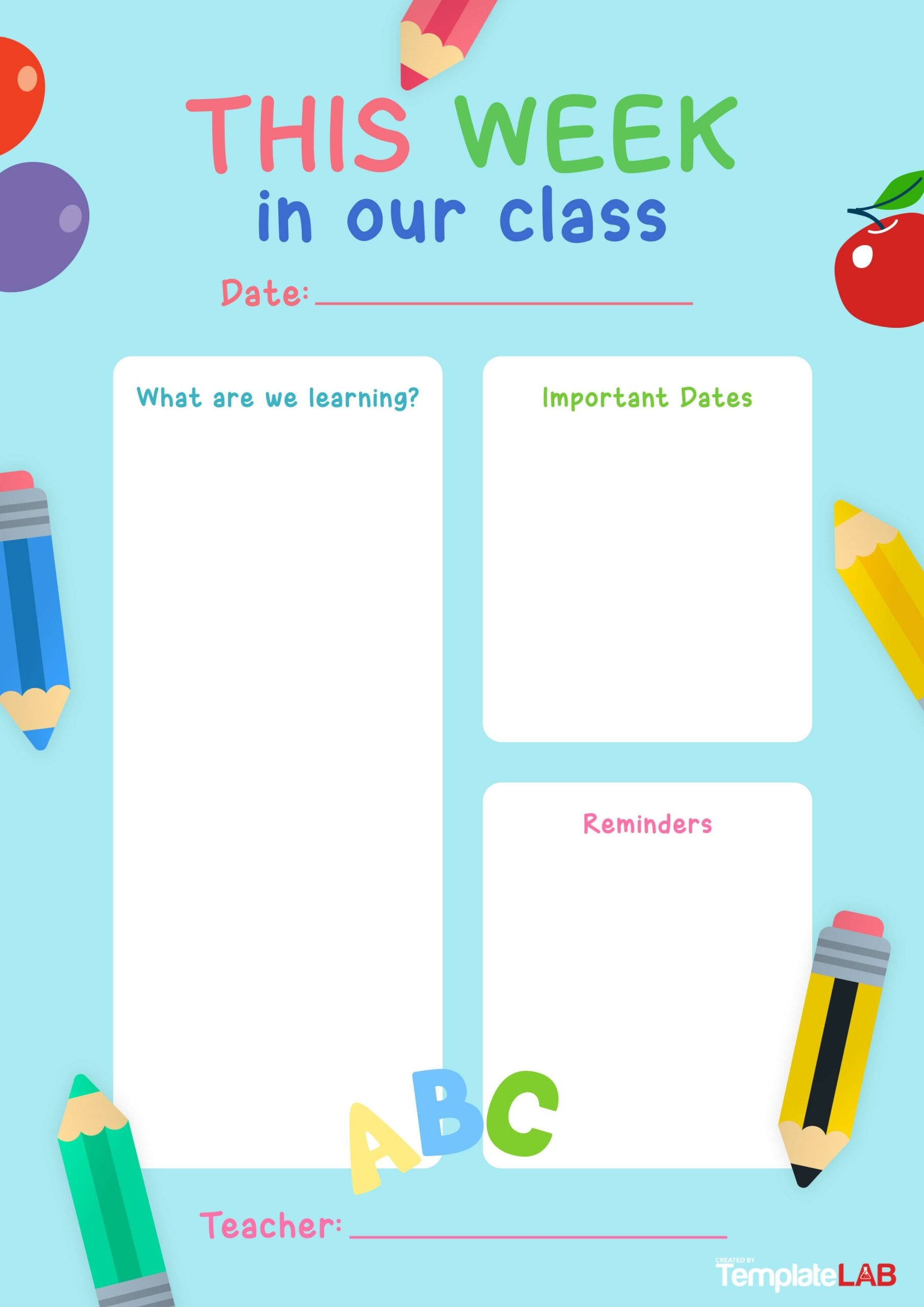 Free Printable Newsletter Templates For Daycares