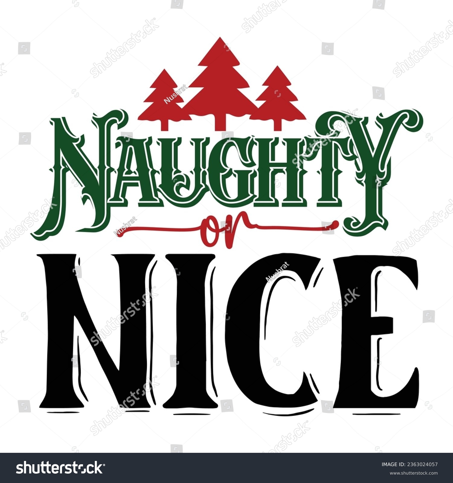 2 Thousand Naughty Nice Vector Royalty Free Images Stock Photos 
