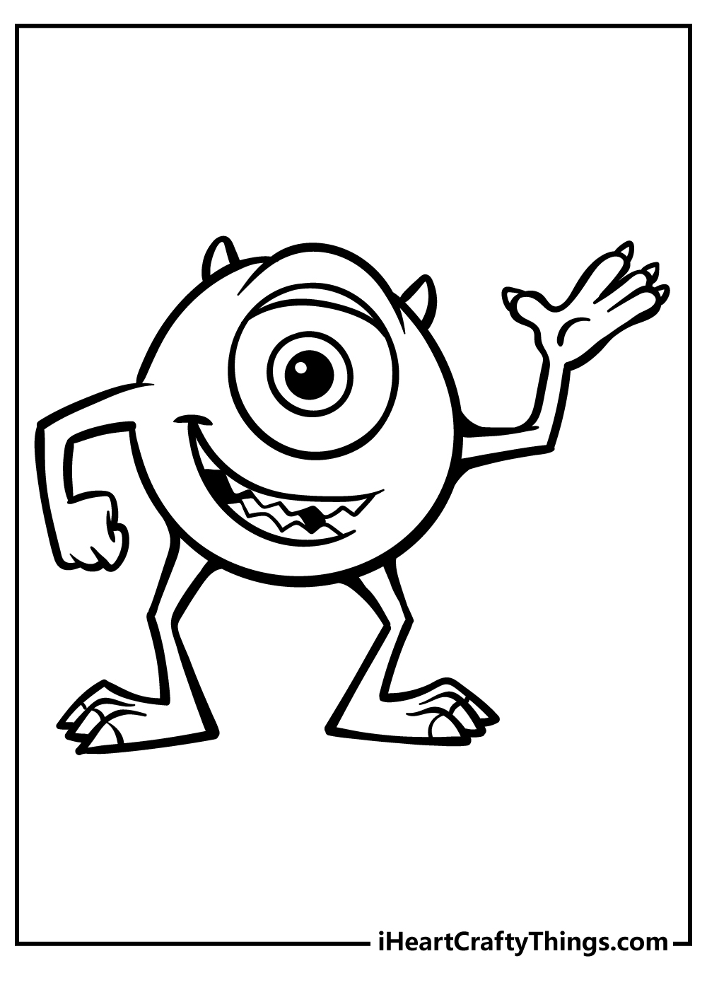20 Monsters Inc Coloring Pages 100 Free Printables 20 Monsters Inc Coloring Pages 100 Free Printables