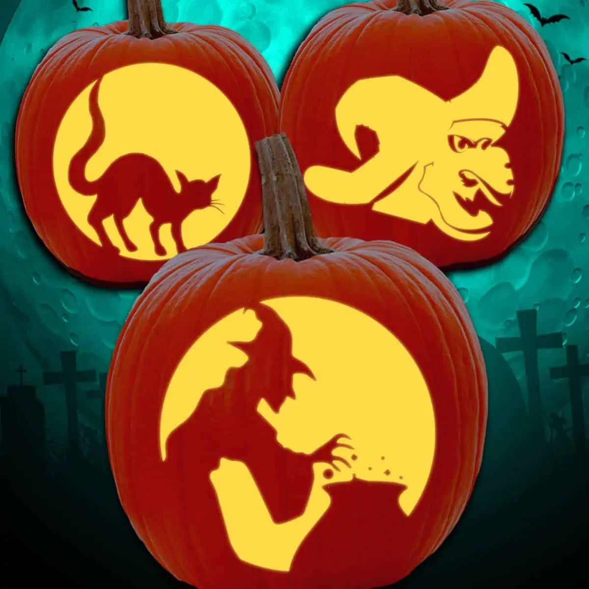 21 Free Witch Pumpkin Carving Stencils Artsy Pretty Plants