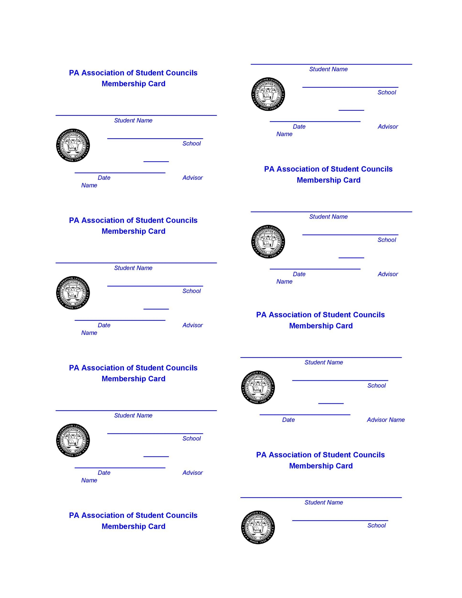 25 Cool Membership Card Templates U0026 Designs MS Word TemplateLab