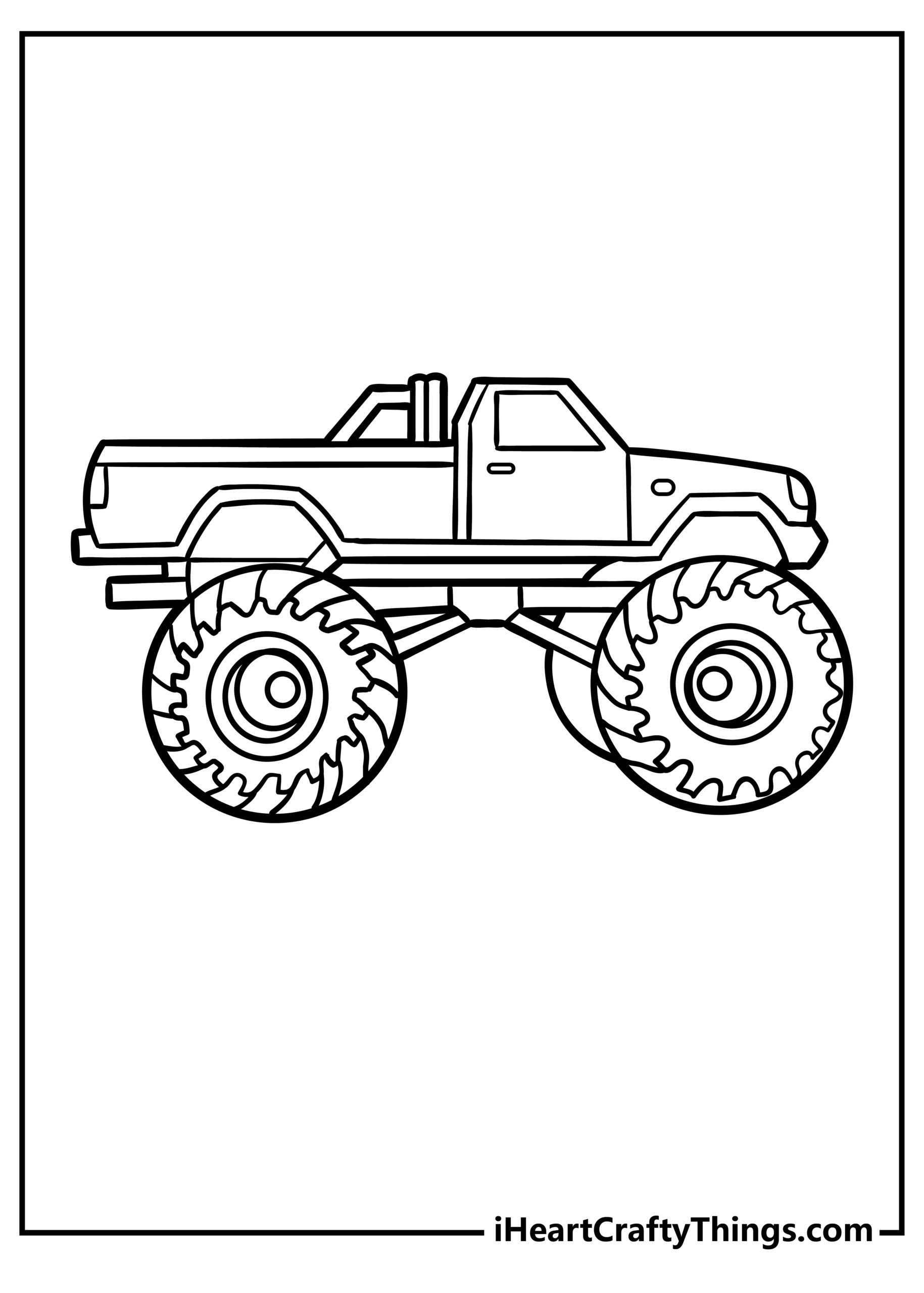 25 Monster Truck Coloring Pages 100 Free Printables 25 Monster Truck Coloring Pages 100 Free Printables