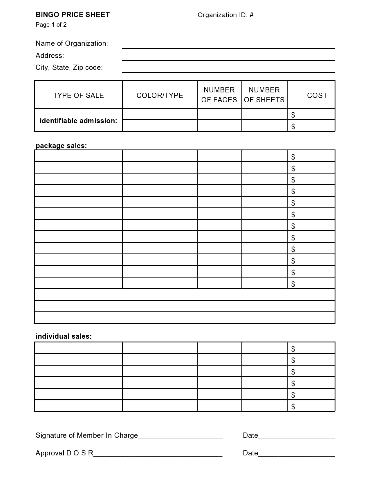 27 Free Price Sheet Templates Excel Word TemplateArchive 27 Free Price Sheet Templates Excel Word TemplateArchive