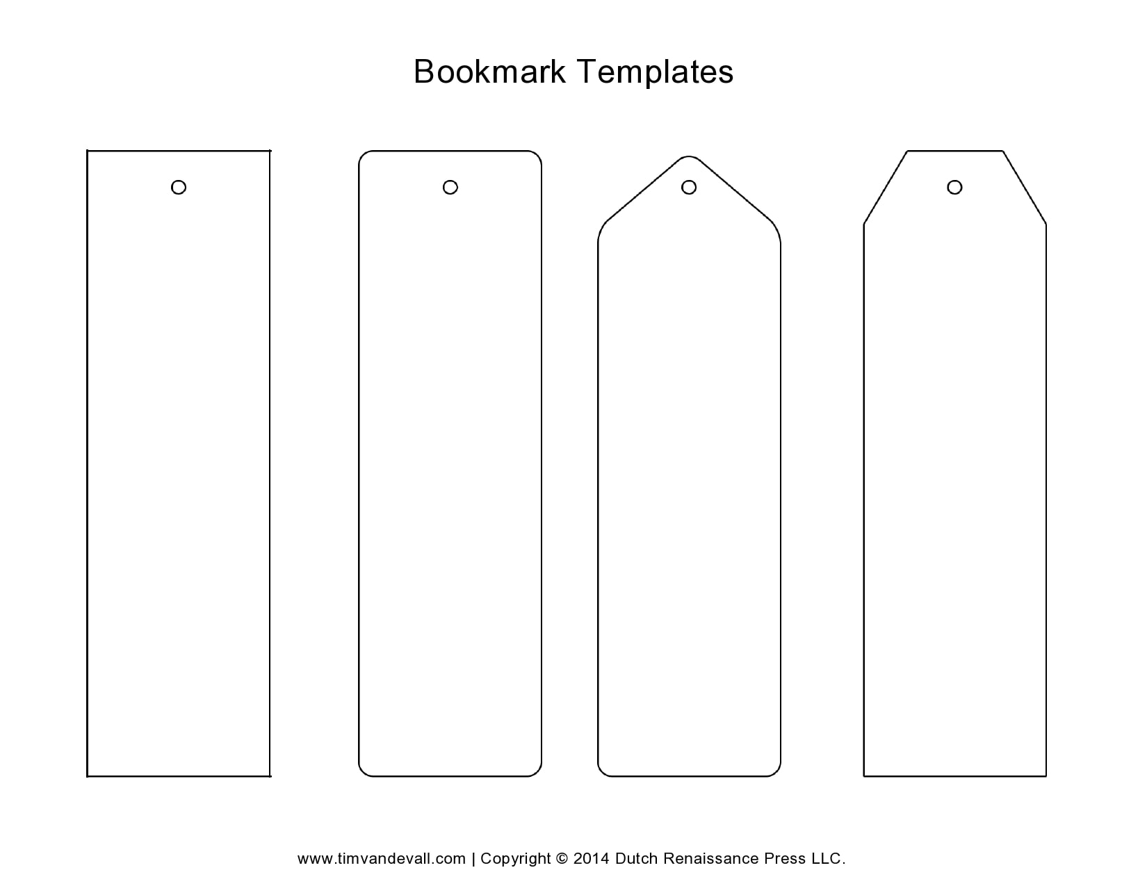 Free Printable Photo Bookmark Template