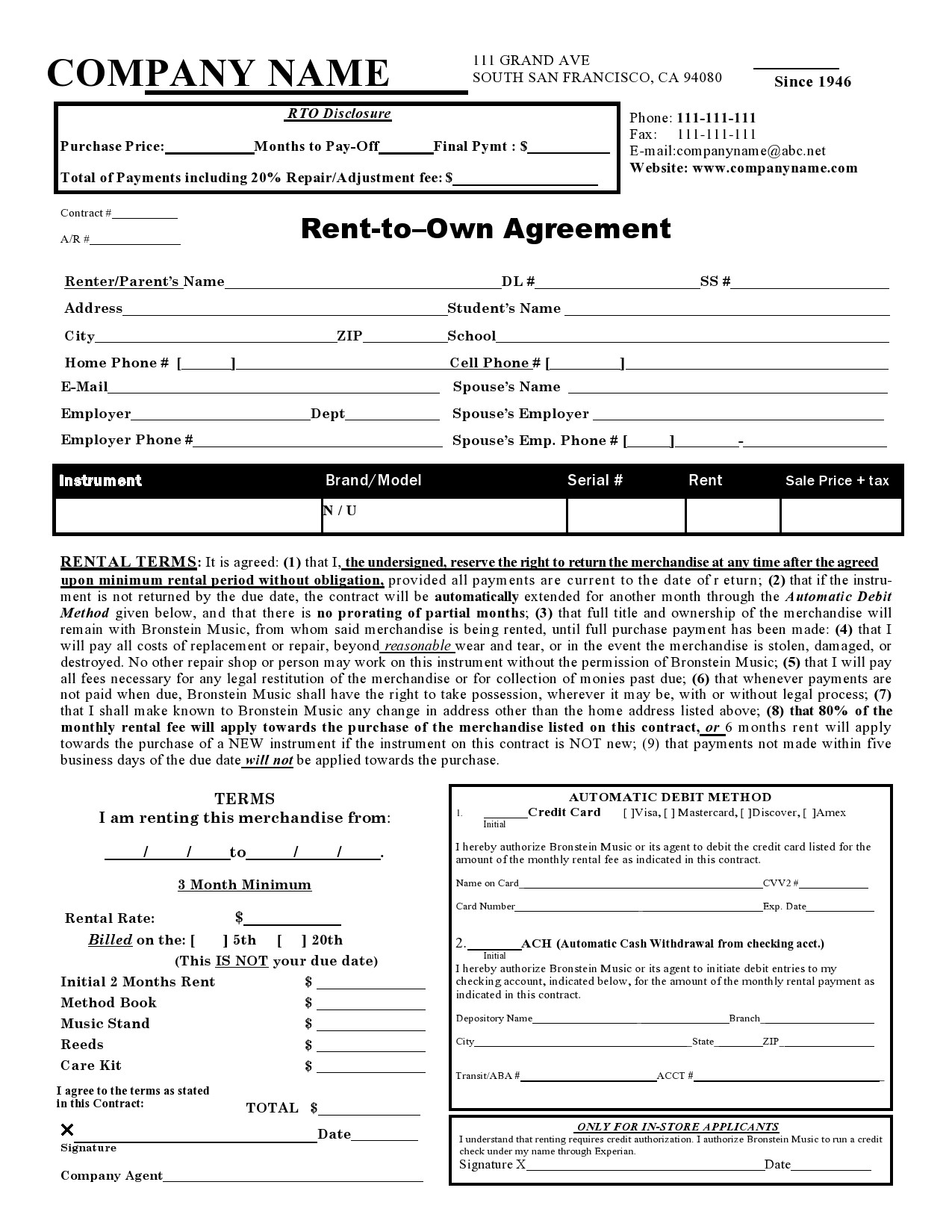 30 Free Rent To Own Contracts Templates TemplateLab 30 Free Rent To Own Contracts Templates TemplateLab