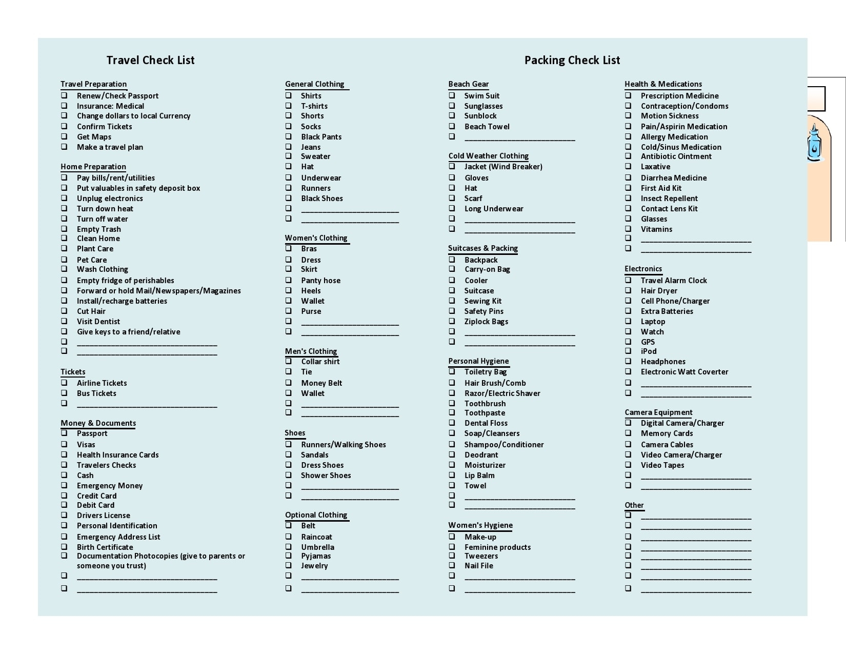 30 Packing List Templates Excel Word PDF TemplateArchive 30 Packing List Templates Excel Word PDF TemplateArchive