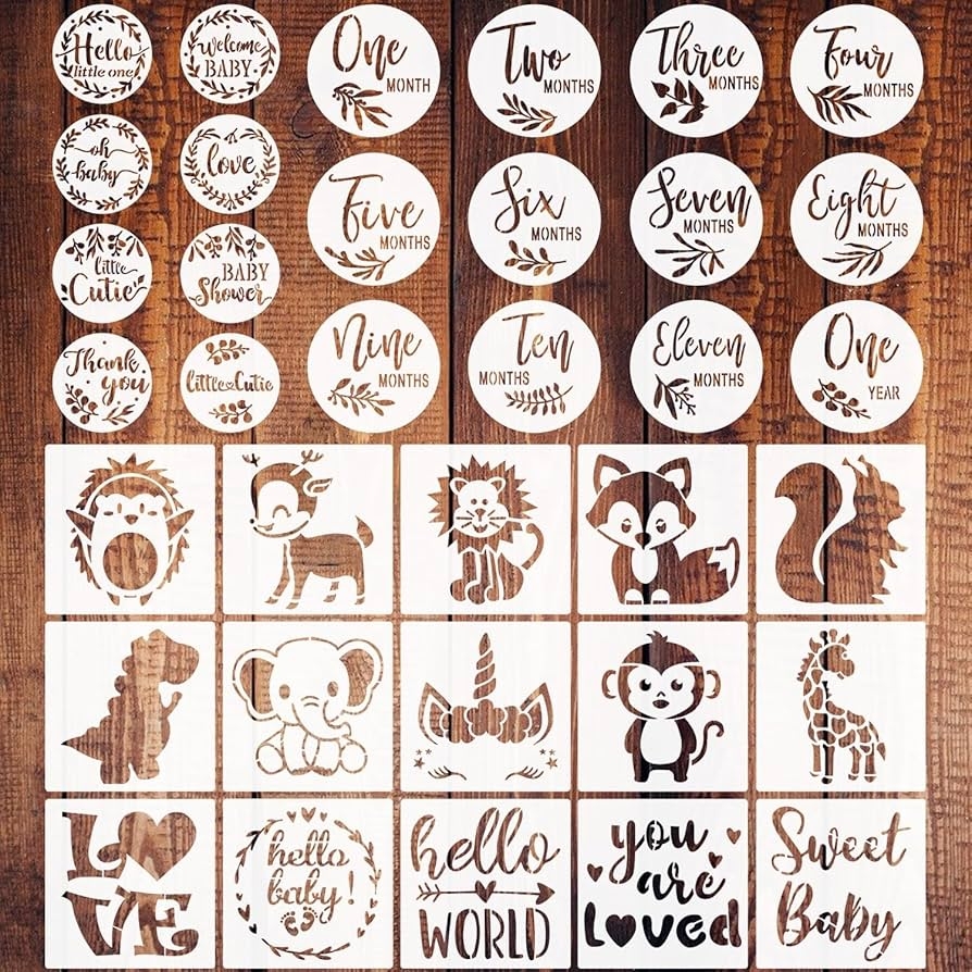 Free Printable Monthly Onesie Template