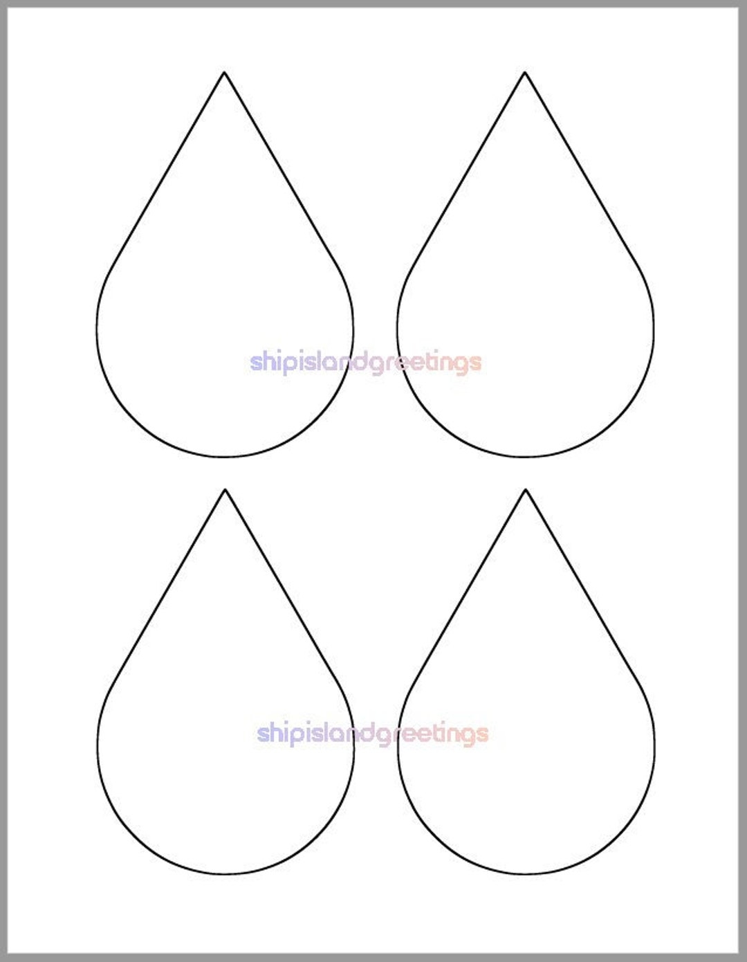 4 5 Inch Printable Rain Drop Template large Rain Drop Cutout baby Shower Decor diy Advice Card weather Templates classroom Decor kids Crafts Etsy UK 4 5 Inch Printable Rain Drop Template large Rain Drop Cutout baby Shower Decor diy Advice Card weather Templates classroom Decor kids Crafts Etsy UK