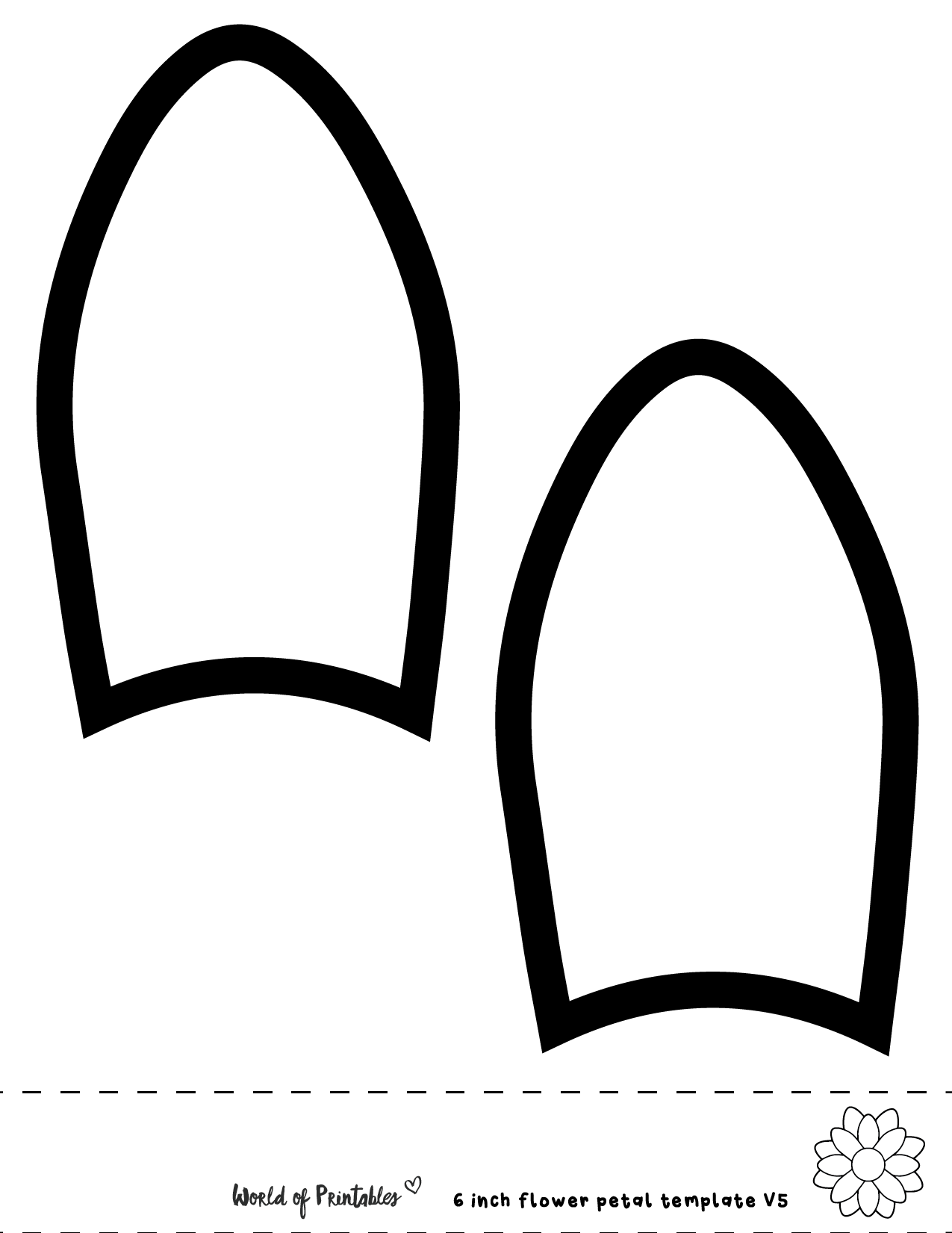 40 Flower Petal Templates World Of Printables 40 Flower Petal Templates World Of Printables