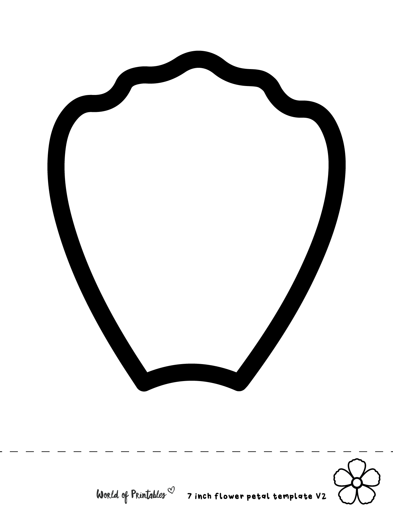 40 Flower Petal Templates World Of Printables 40 Flower Petal Templates World Of Printables