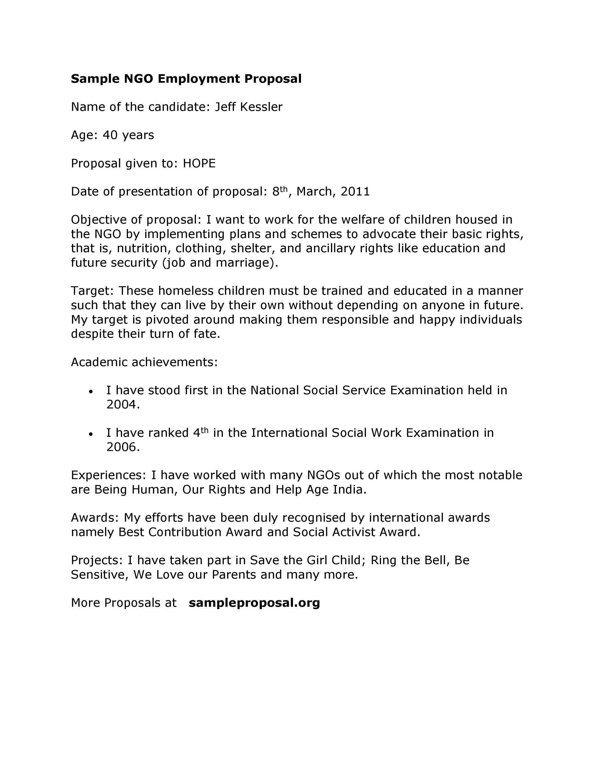 43 Best Job Proposal Templates Free Download TemplateLab 43 Best Job Proposal Templates Free Download TemplateLab