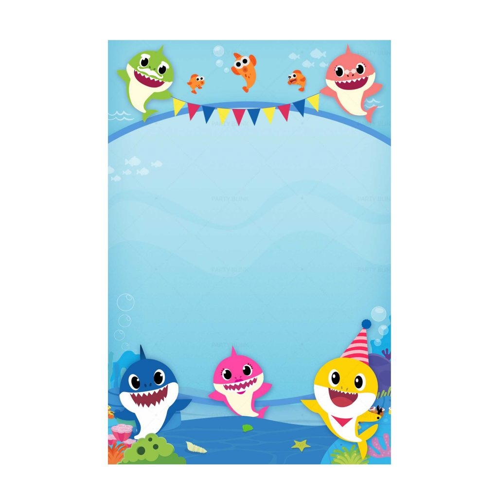 5 Baby Shark Invitation Free U0026 Low Cost Birthday Templates