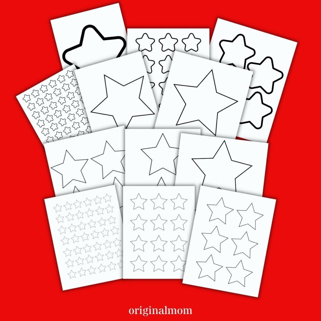 5 Pointed Star Template Free Printable Small Medium Large OriginalMOM 5 Pointed Star Template Free Printable Small Medium Large OriginalMOM
