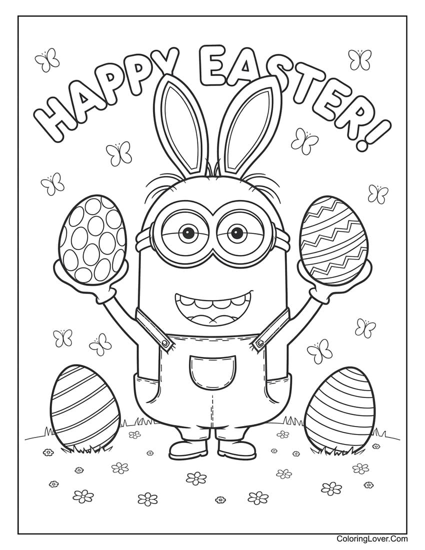 54 Minion Coloring Pages Free Printables For All Ages 