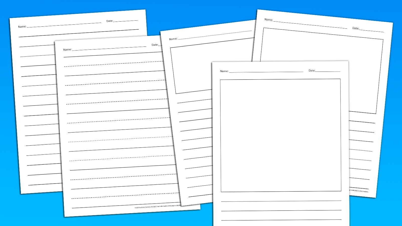 56 Free Printable Writing Paper Templates For Elementary School