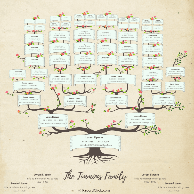 Free Printable Online Family Tree Template