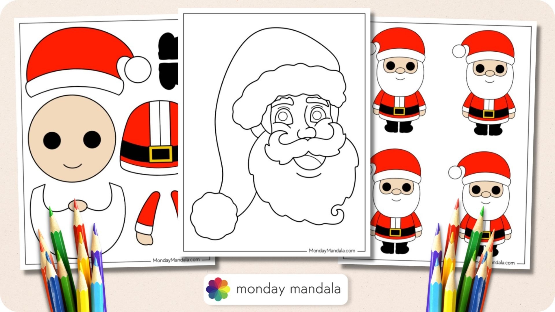 Free Printable Santa Claus Templates