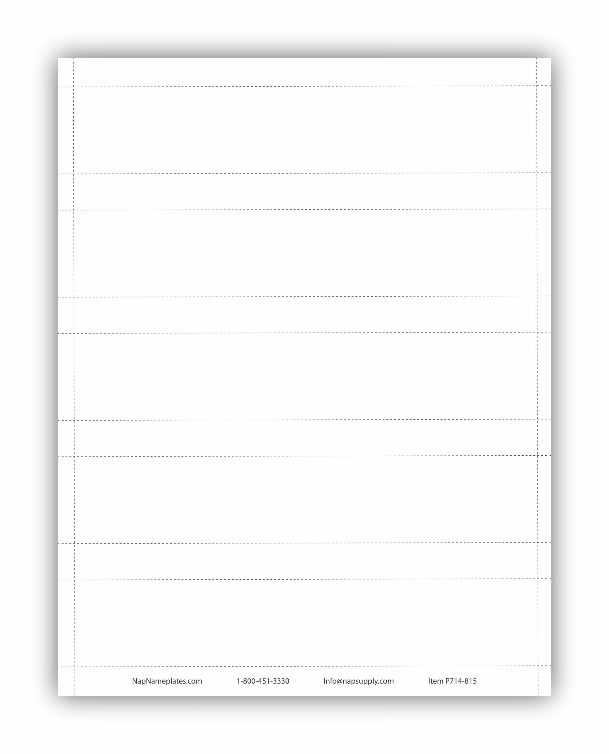 Free Printable Office Name Plate Template