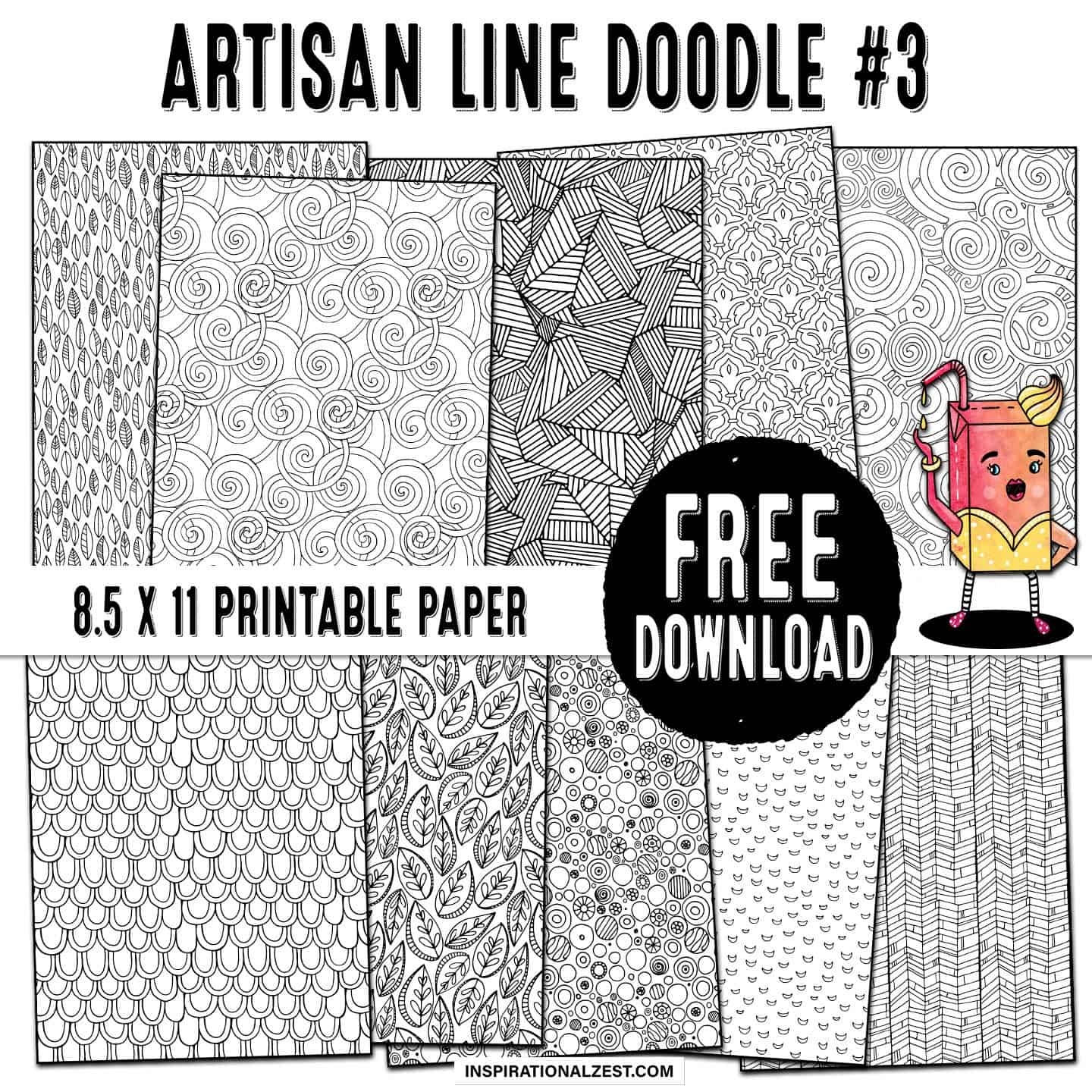 Free Printable Patterned Paper Templates