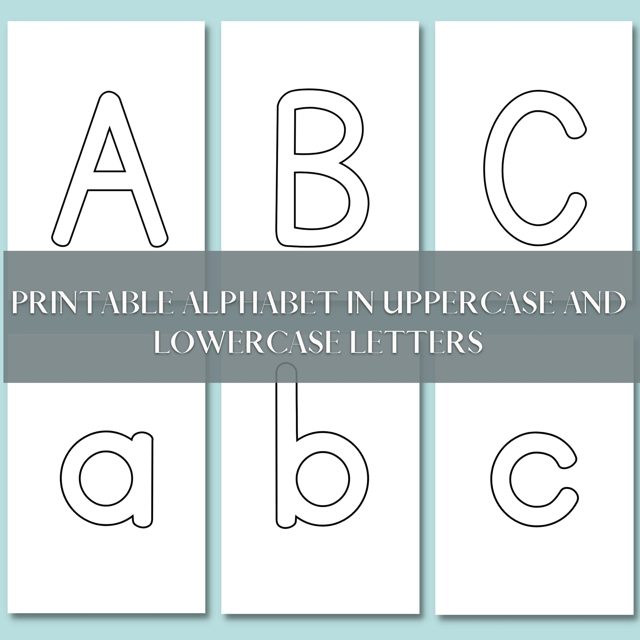 Free Printable Lowercase Letters Template
