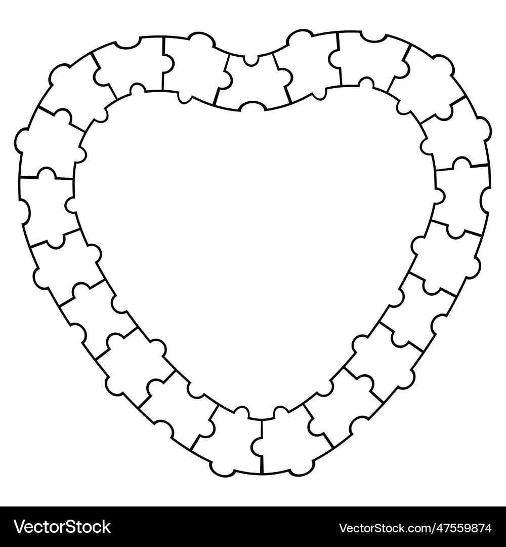 Free Printable Puzzle Pieces Template Heart Free Printable Puzzle Pieces Template Heart