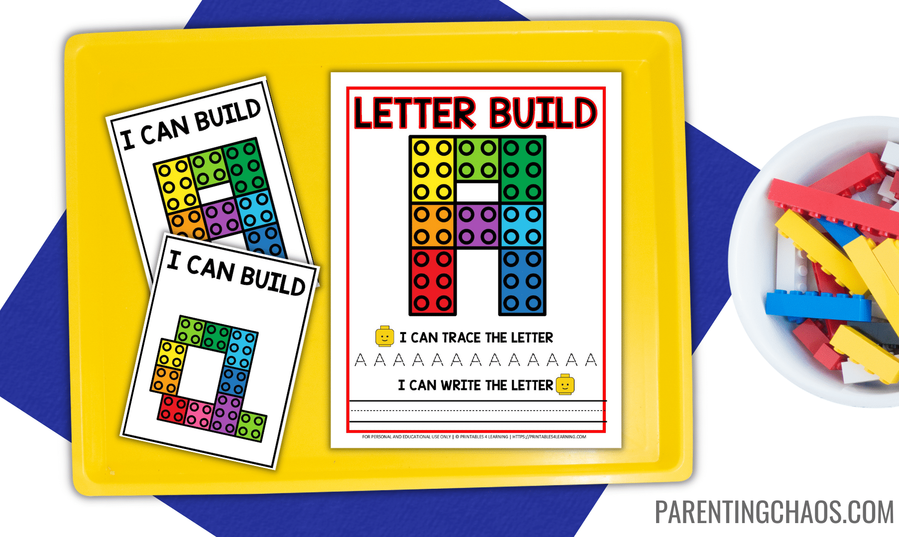Alphabet Lego Letters Printable Parenting Chaos