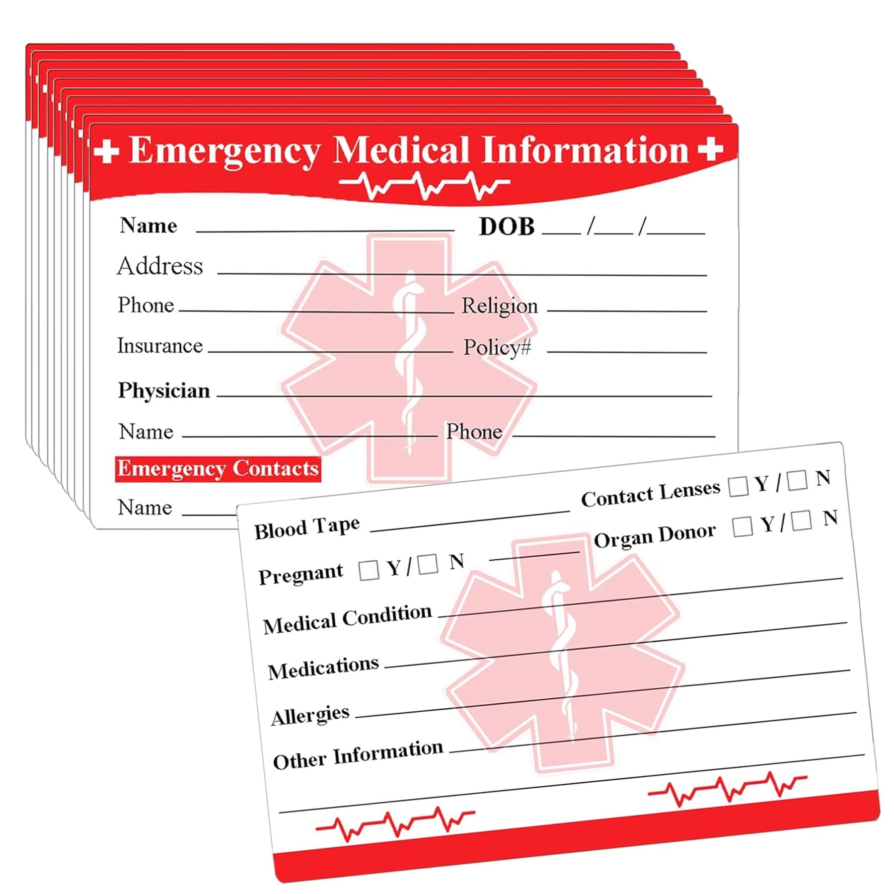 Free Printable Medical Card Template