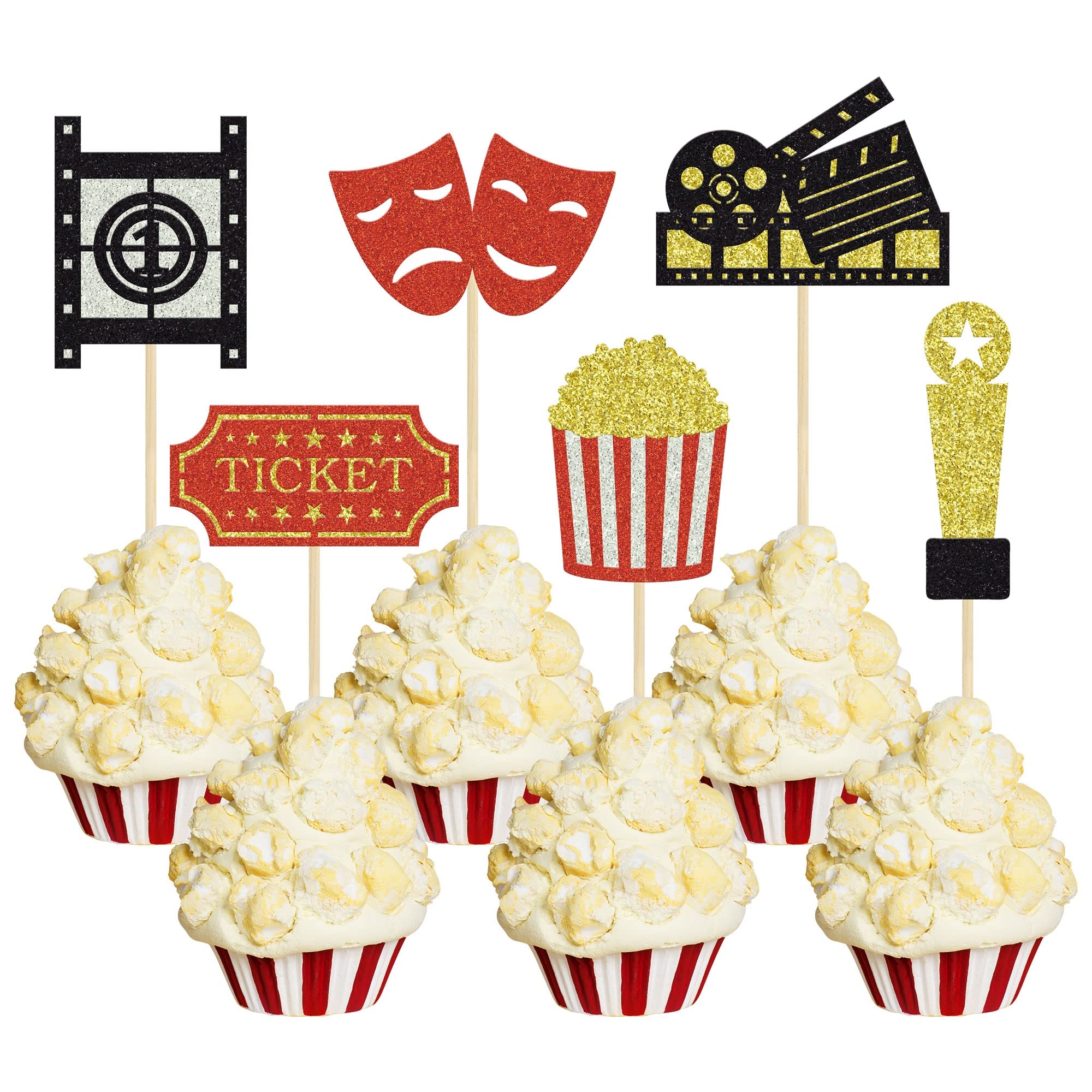 Free Printable Popcorn Cupcake Wrapper Template