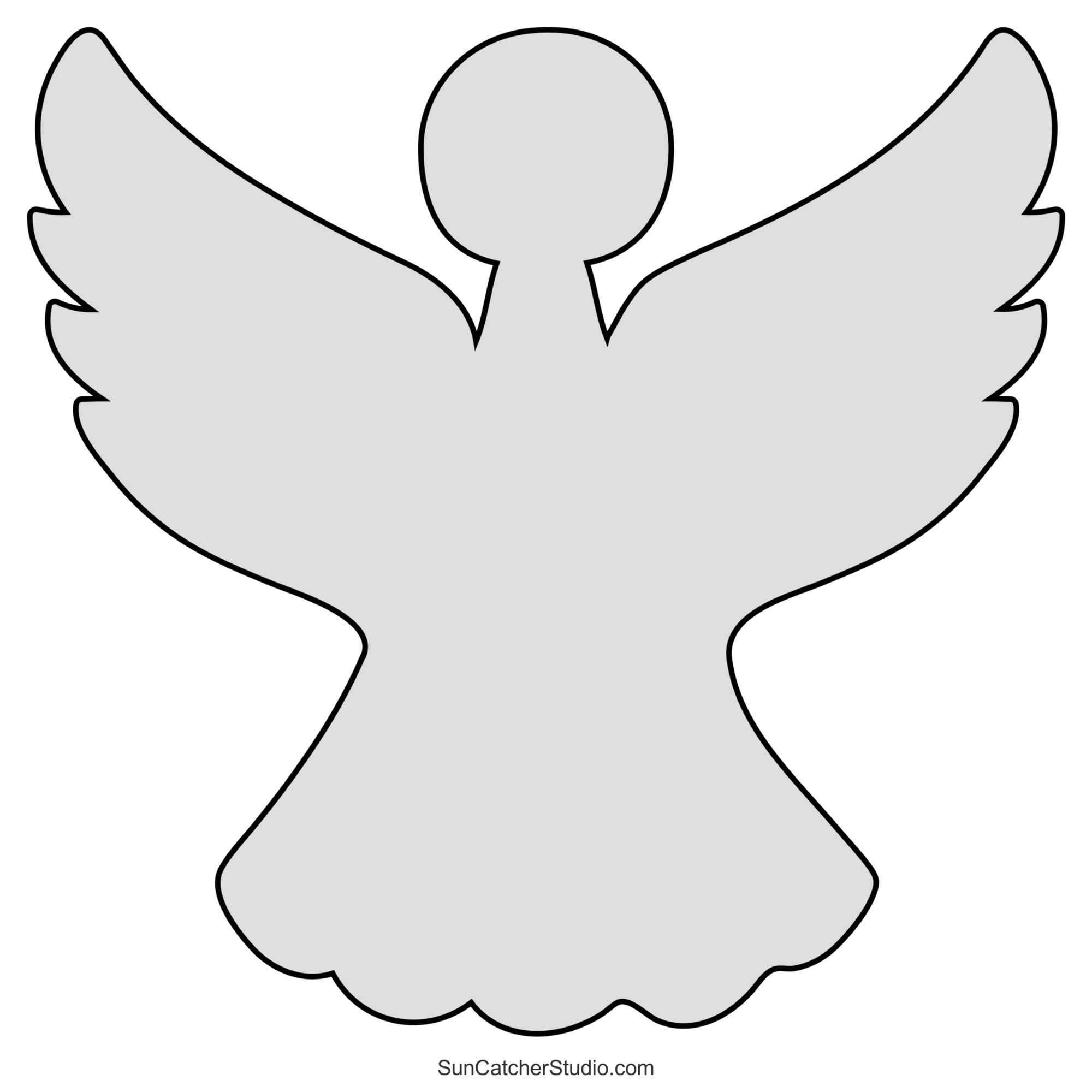 Angel Templates And Stencils Free Printable Patterns Free 
