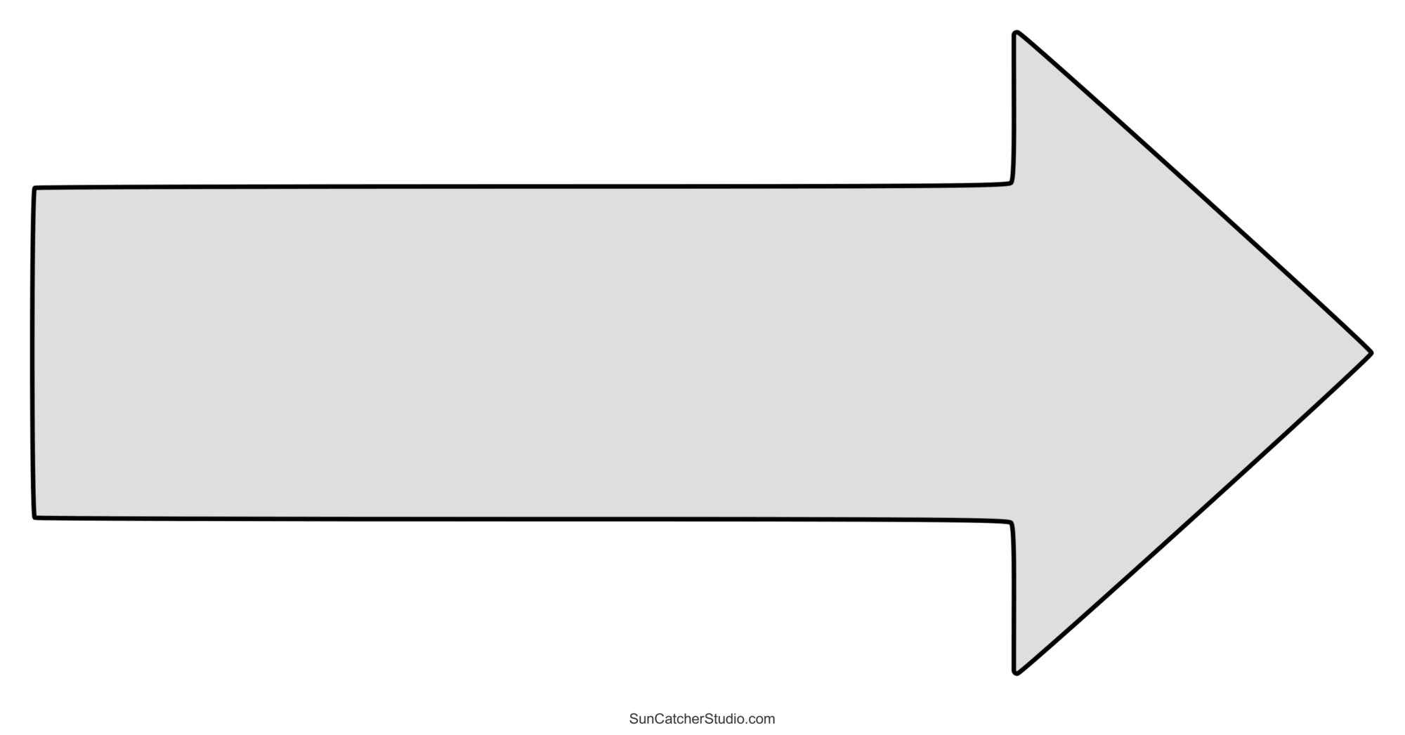 Free Printable Large Arrow Template