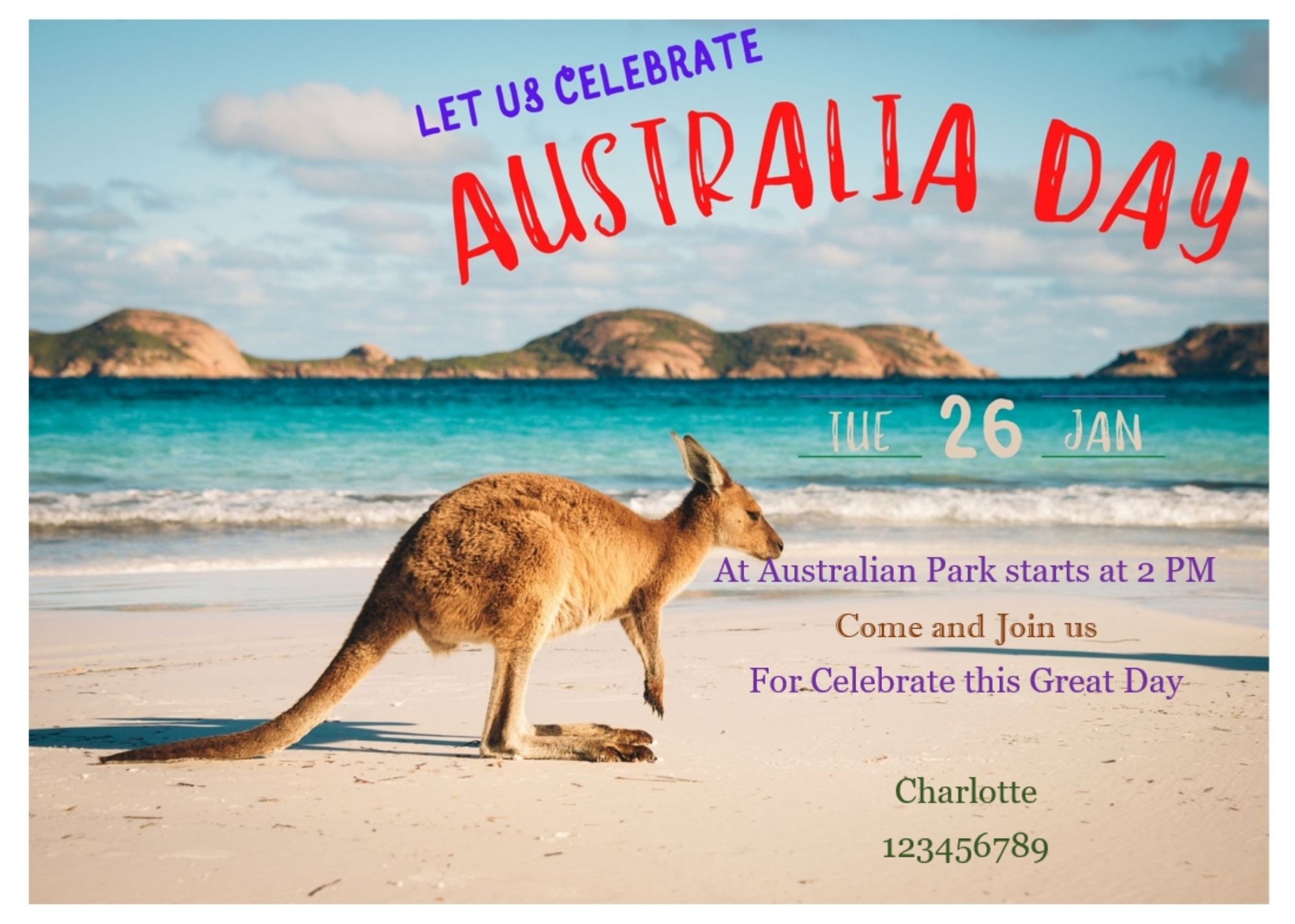 Free Printable Invitation Templates Australia
