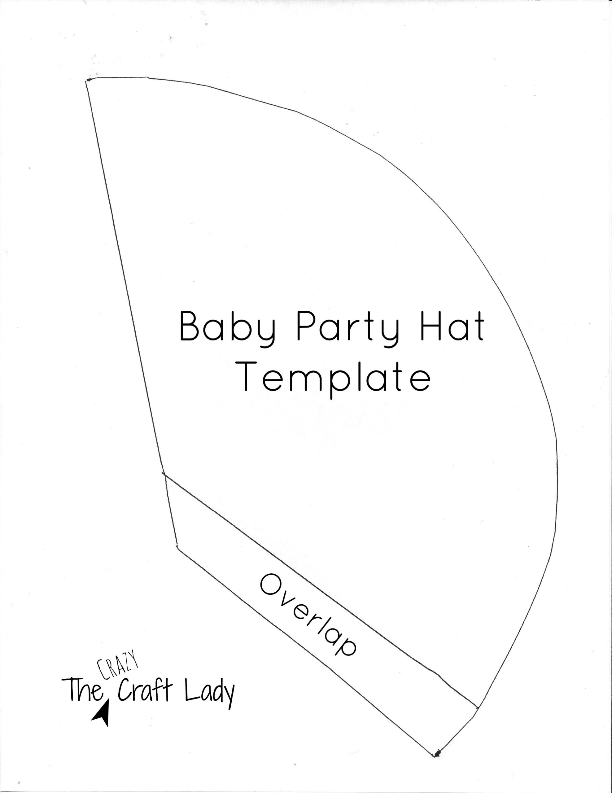 Free Printable Mini Party Hat Template