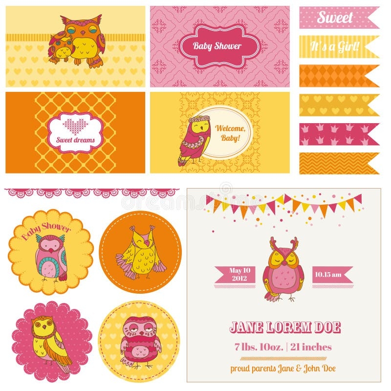 Free Printable Owl Baby Shower Templates