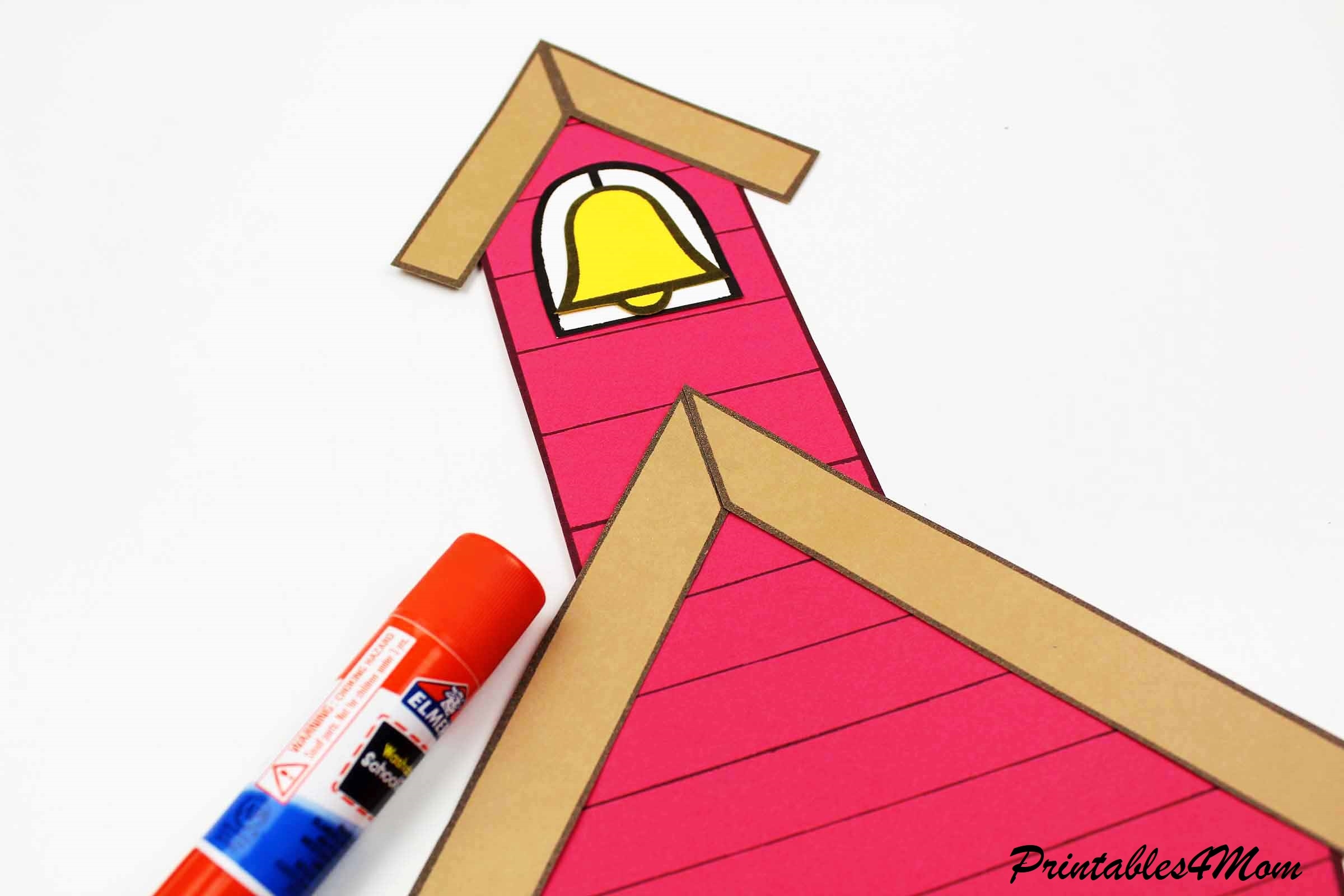 Back to School House Printable Craft For Kids Printables 4 Mom