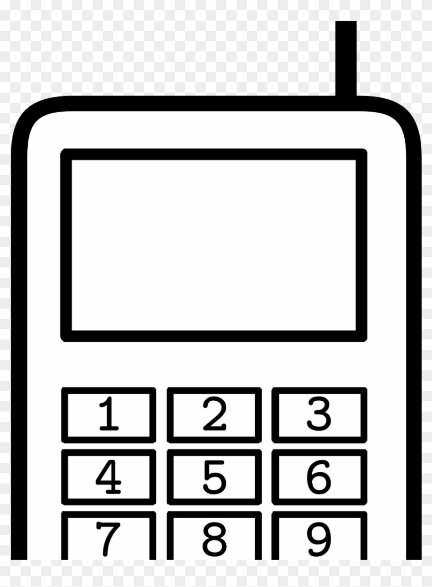 Banner Free Download Cellphone Clipart Phone Home Cell Phone Template With Numbers HD Png Download 999x1200 4504877 PngFind