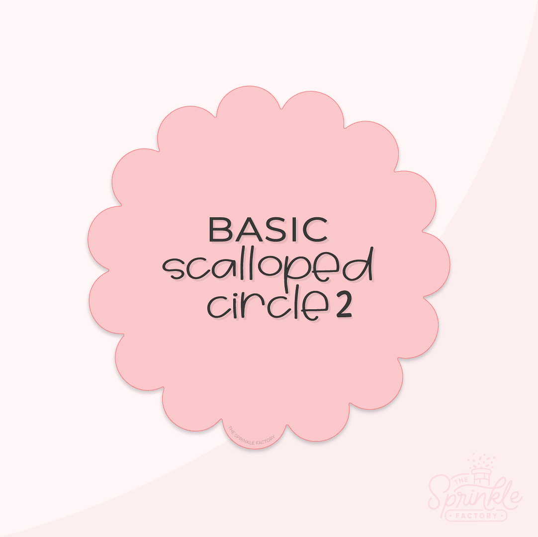 Free Printable Scalloped Circle Template