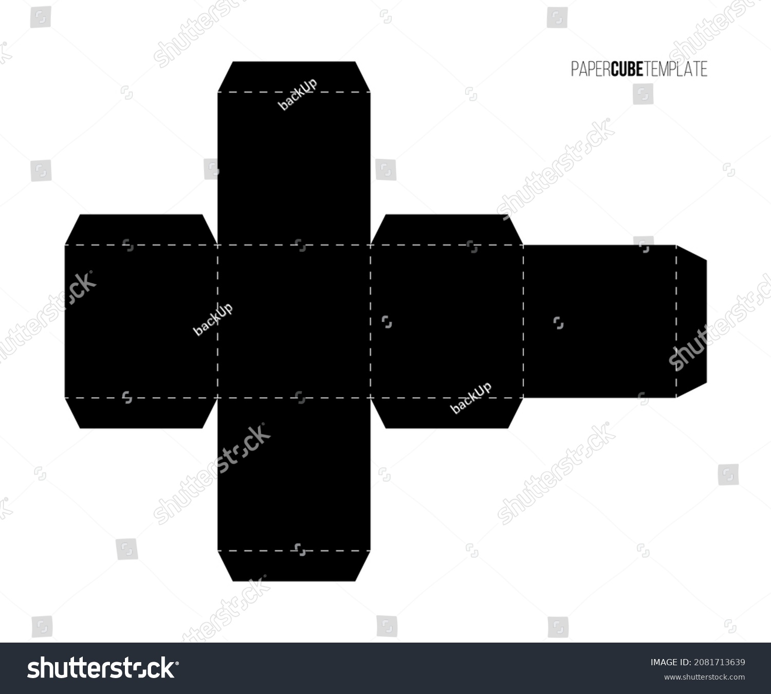 Free Printable Photo Cube Template