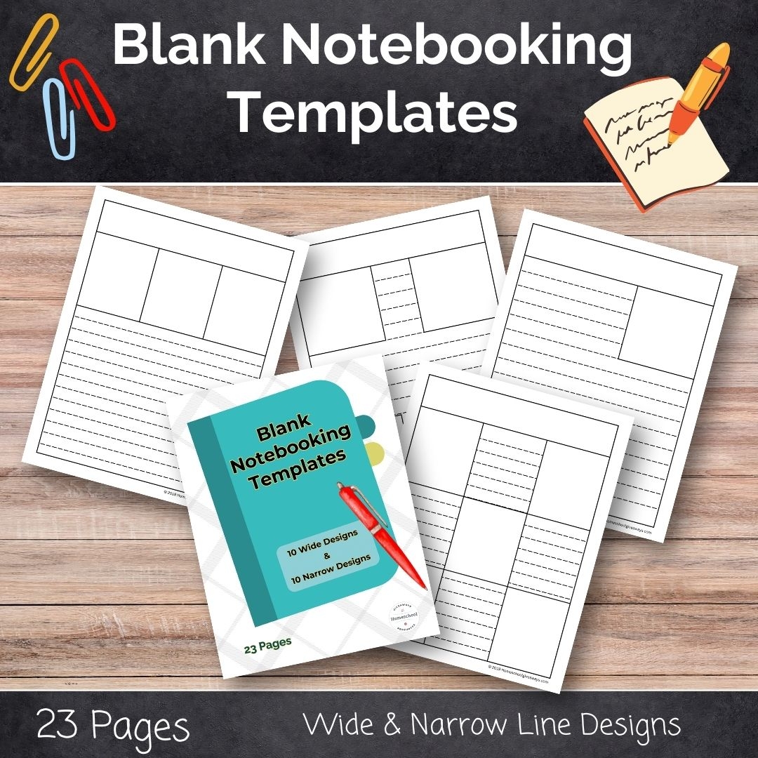 Blank Notebooking Templates To Use With Any Book