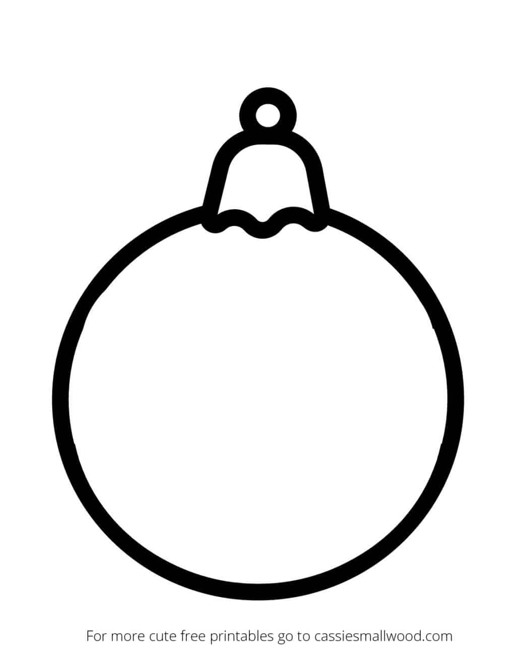 Blank Printable Christmas Ornament Template Large Cassie Smallwood Blank Printable Christmas Ornament Template Large Cassie Smallwood