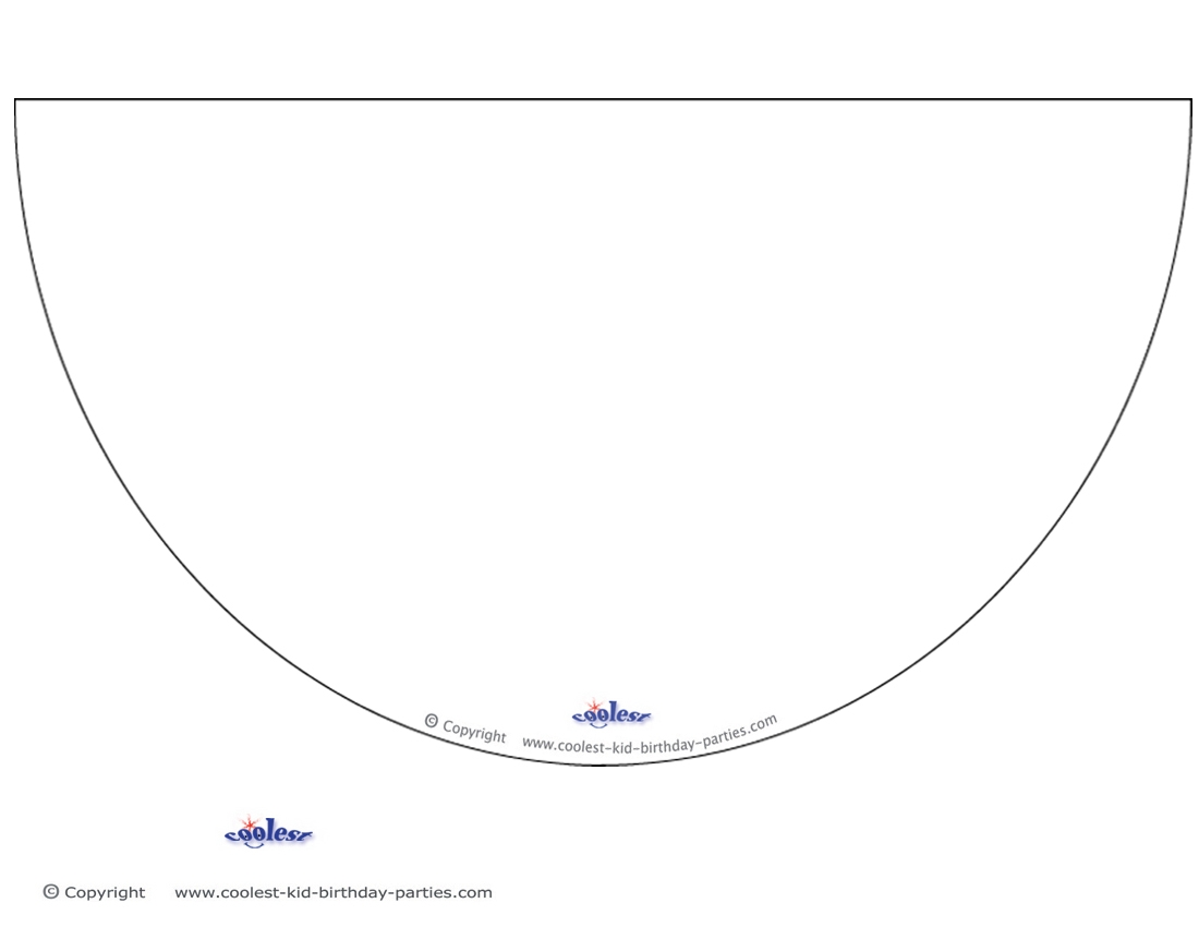 Free Printable Paper Cone Template Free Printable Paper Cone Template