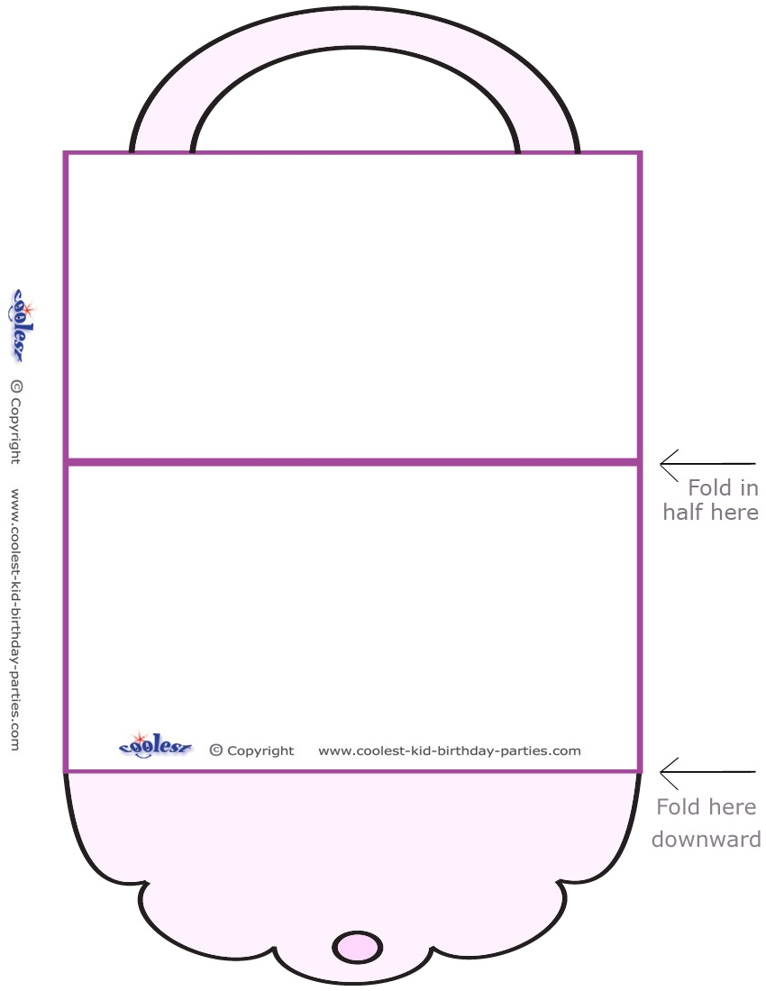 Free Printable Purse Invitation Templates