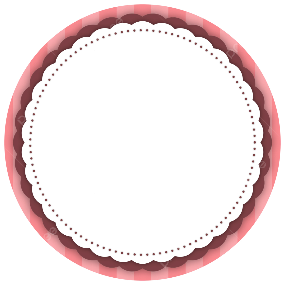 Blank Round Sticker Label Background Printable For Packaging 
